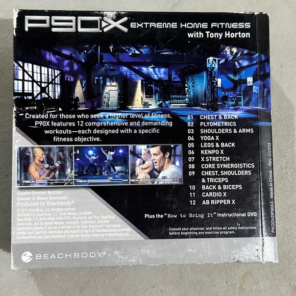 P90X Extreme Home Fitness 12 DVD set - Picture 2 of 2